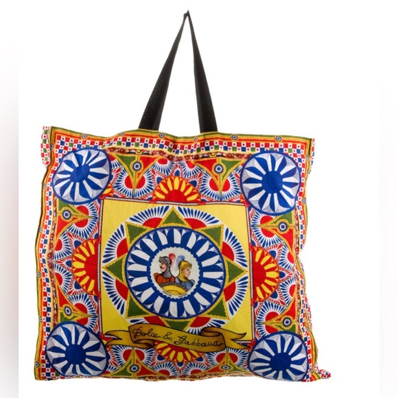 Dolce & Gabbana Foldable Printed Canvas Tote - Picture 1 of 5